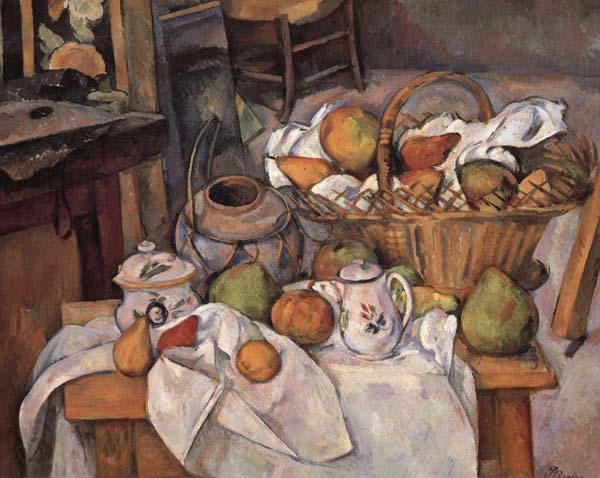 Paul Cezanne Still Life with Ginger Pot Norge oil painting art